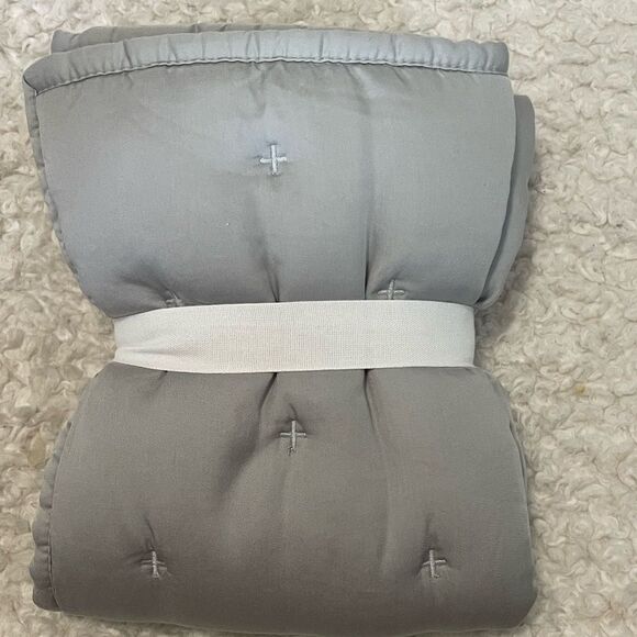 Pottery Barn TENCEL™ Quilted Sham Standard Gray Mist - Picture 3 of 4